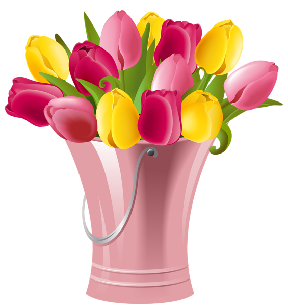 spring tulips clipart