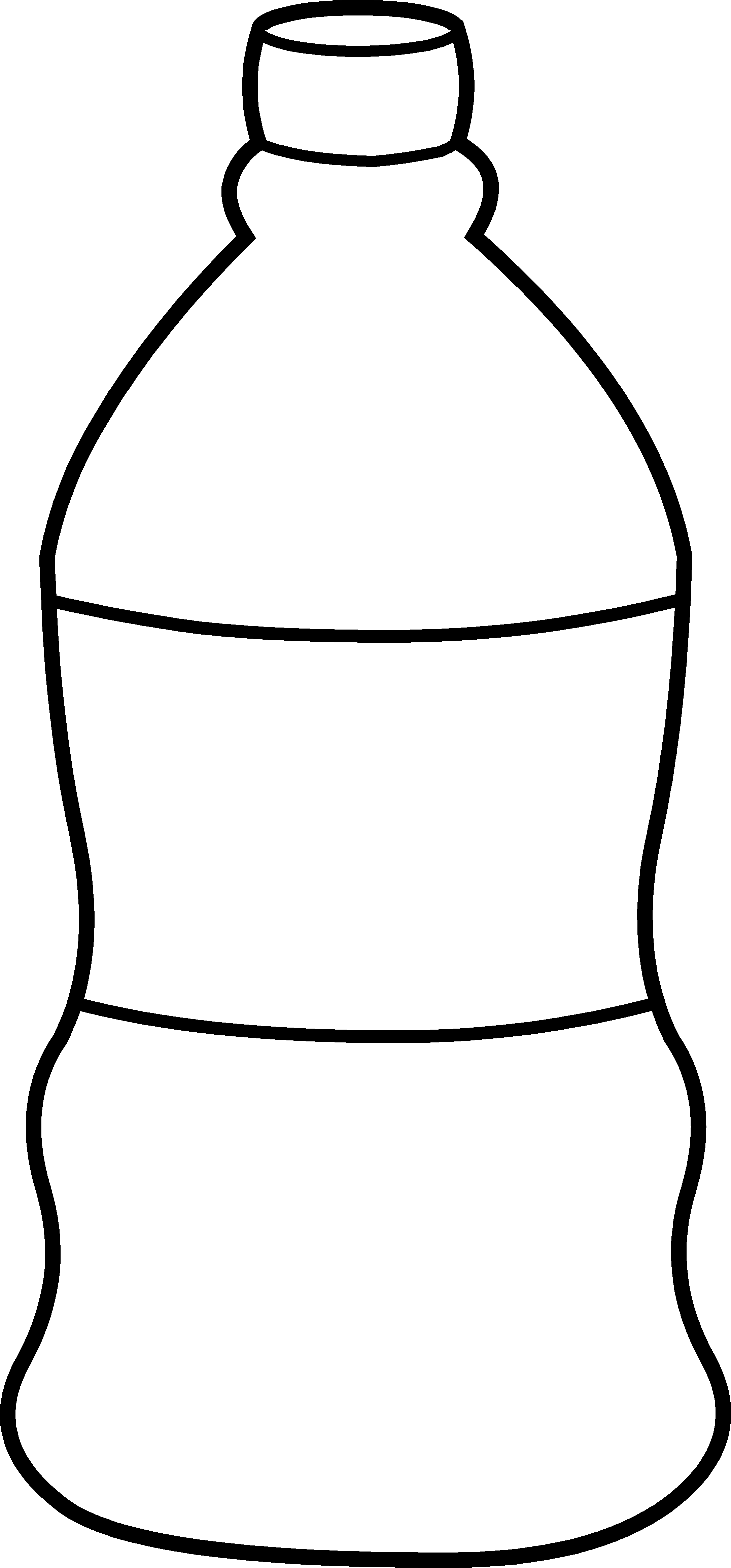 Water container clipart black white