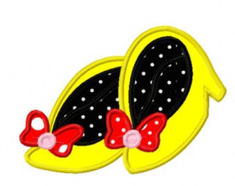 Minnie mouse shoes clipart