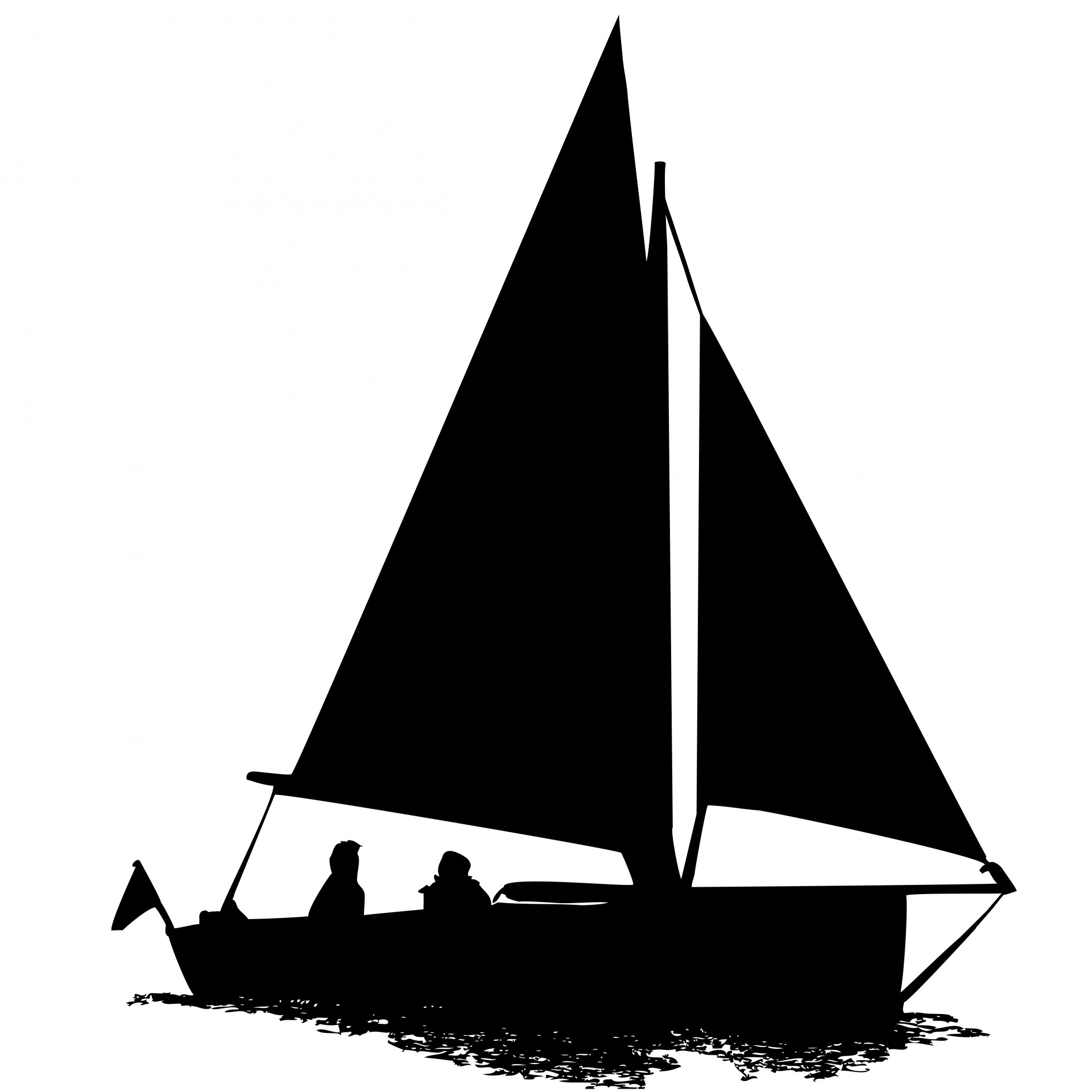 Boat silhouette clip art