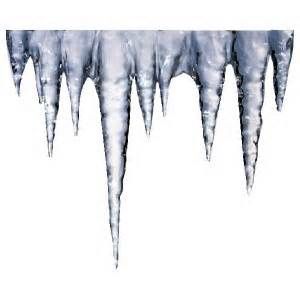 Icicles border clipart