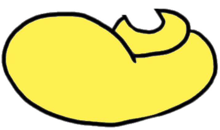 Mickey Mouse Yellow Shoes Clipart