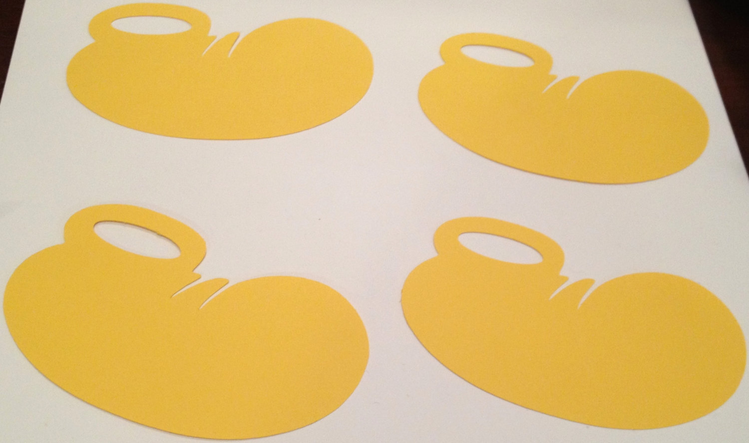 diy yellow mickey mouse shoes