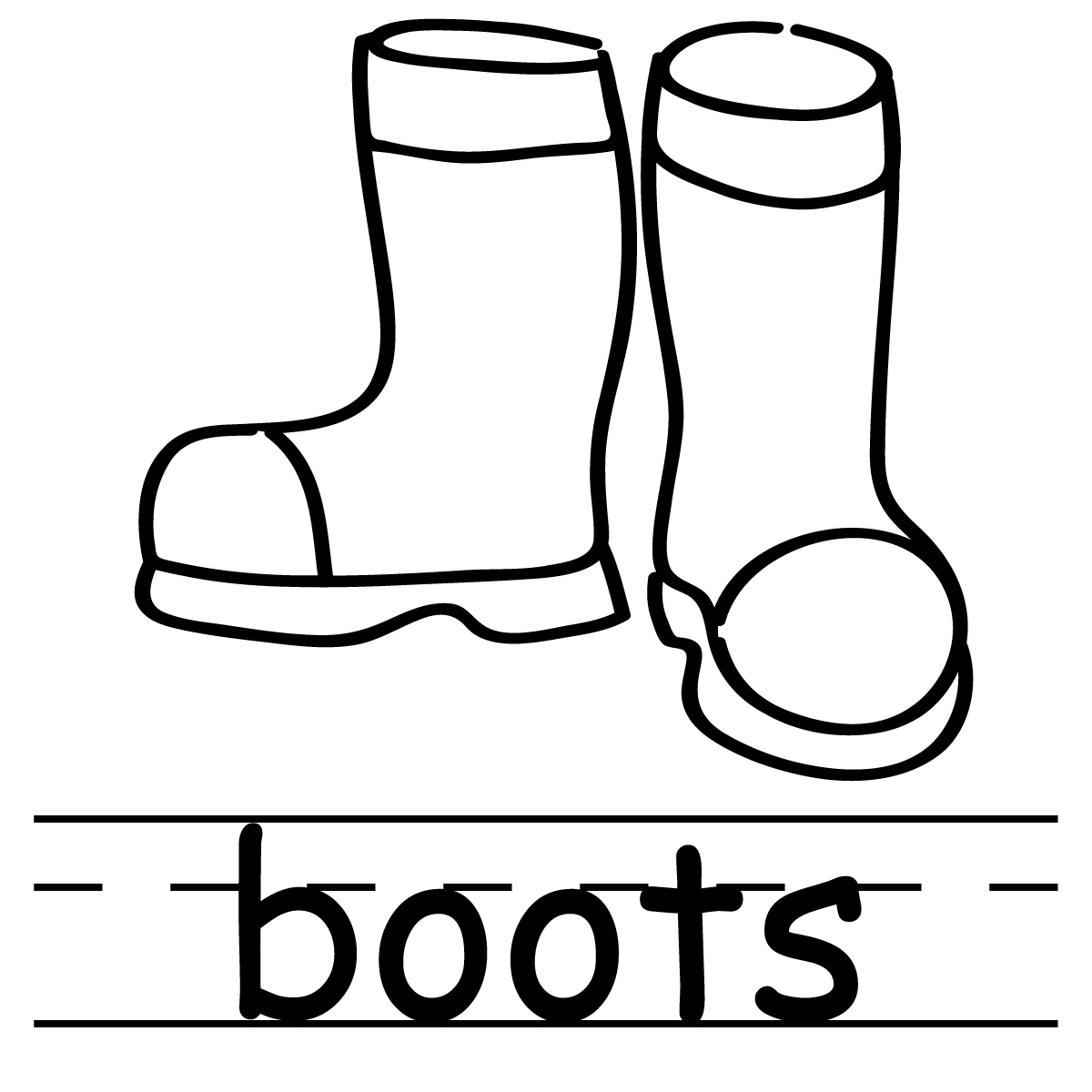 boots to color