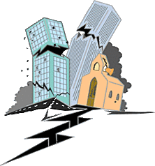 Building In An Earthquake Clip Art Library