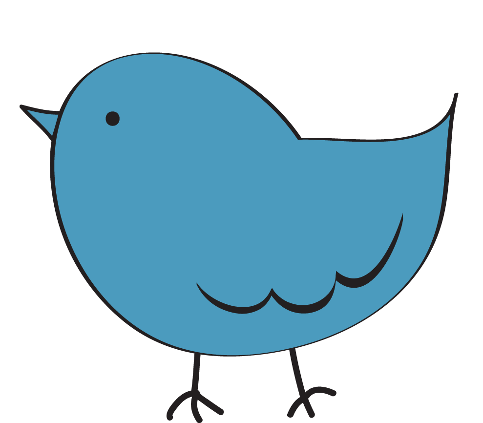Cute Blue Bird Clipart
