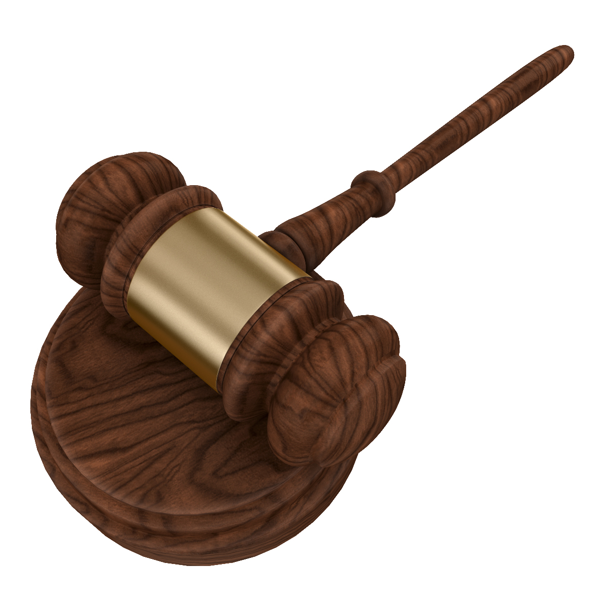 Judge Hammer Court Vector Clip Art