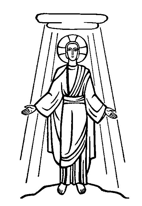 transfiguration of jesus free clipart