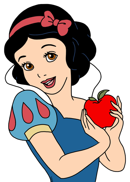Snow White Apple Clipart