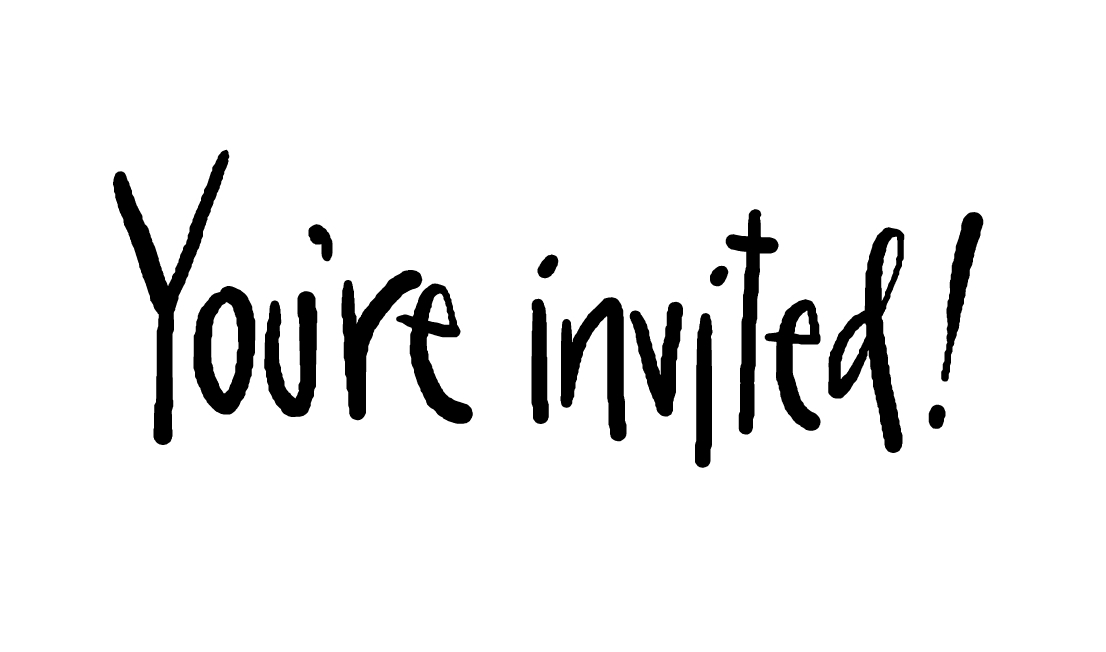 You Are Invited Clipart