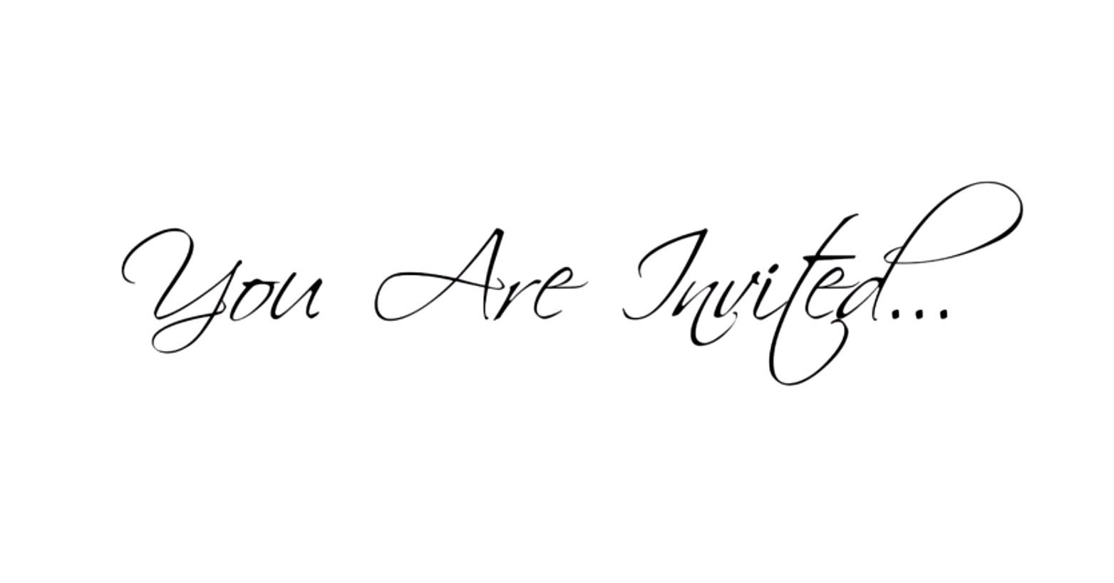 Free You Are Invited Png, Download Free You Are Invited Png png images