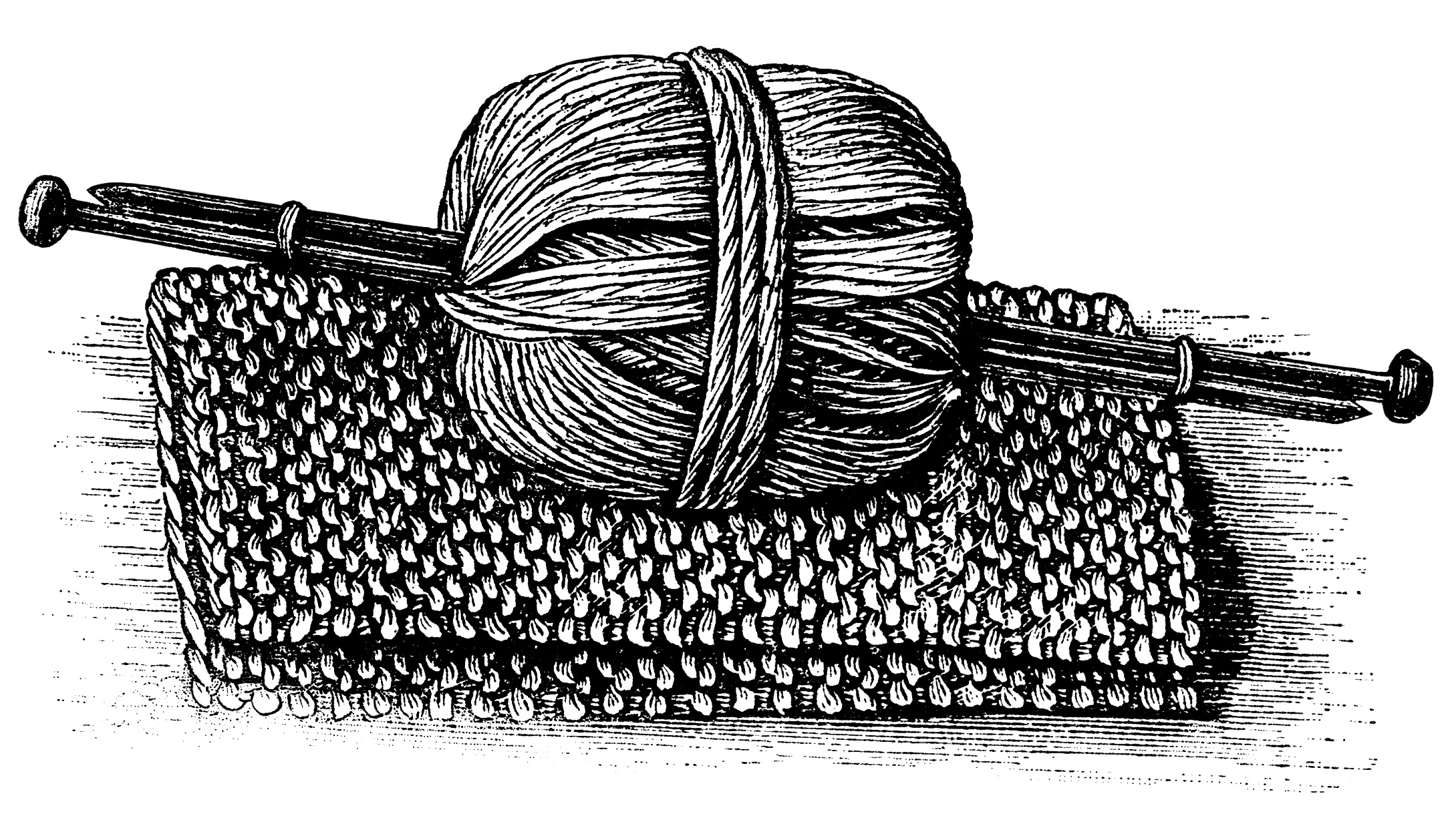 Clip Art Black And White Ball Of Yarn Clipart