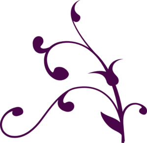 Purple Swirl Design Clipart