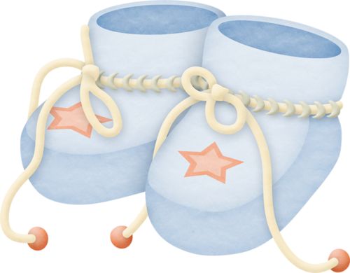 Shoes for babies illustrations