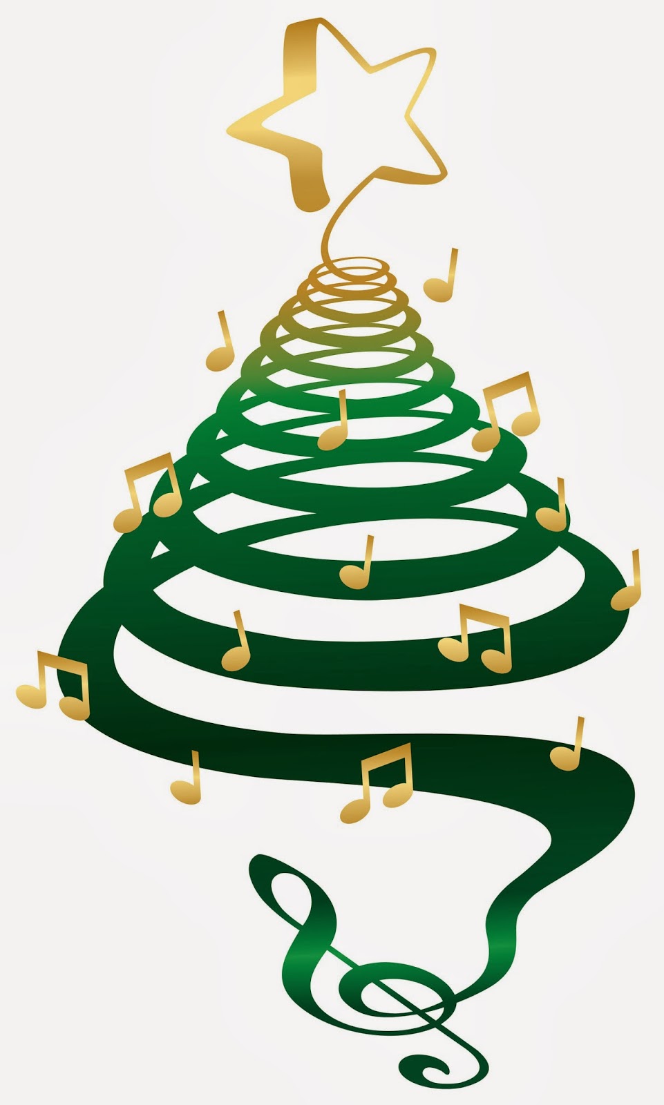 christmas music notes Clip Art Library