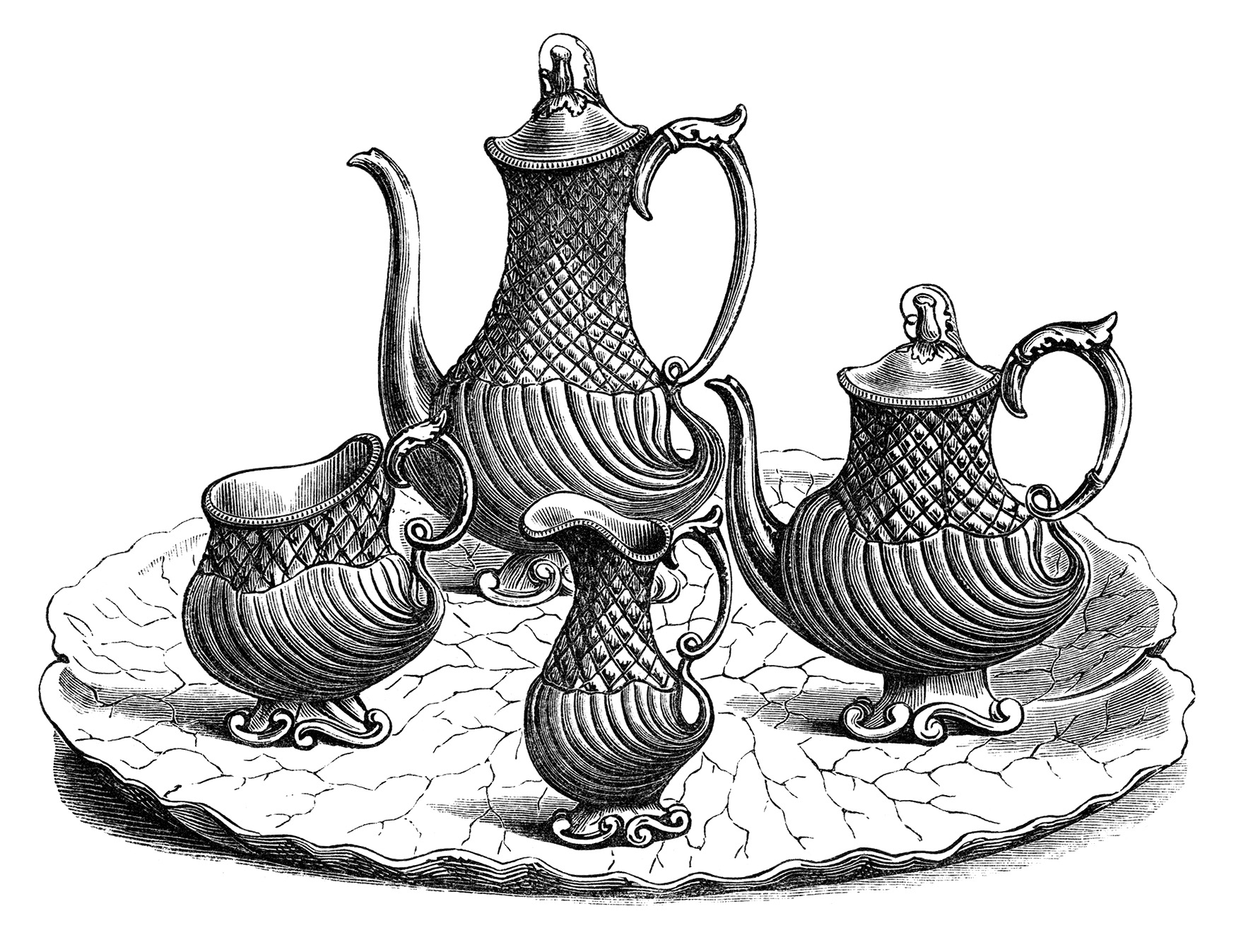 Victorian Tea Party Clipart 