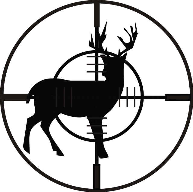 Deer hunter clipart