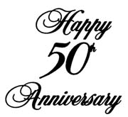 Free 50th Anniversary Clip Art
