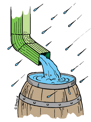 Rain barrel clipart