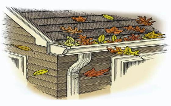 Gutter cleaning clipart