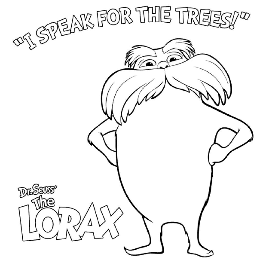 Lorax Coloring Sheets, lorax color pages. Coloring trend