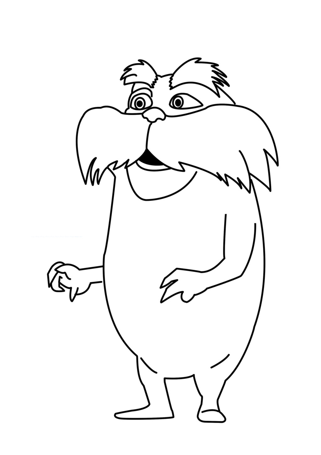 Free Lorax Black And White Download Free Lorax Black And White Png