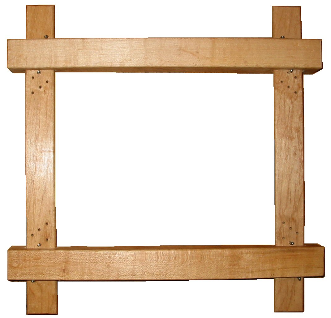 Wooden photo frame clipart