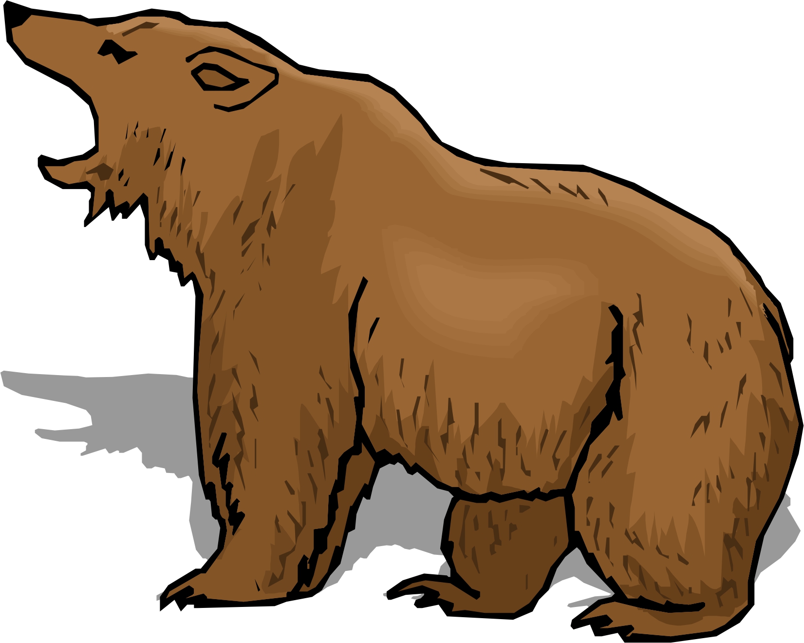 Clip Arts Related To : clipart grizzly bear. view all Scared Bear Cliparts)...