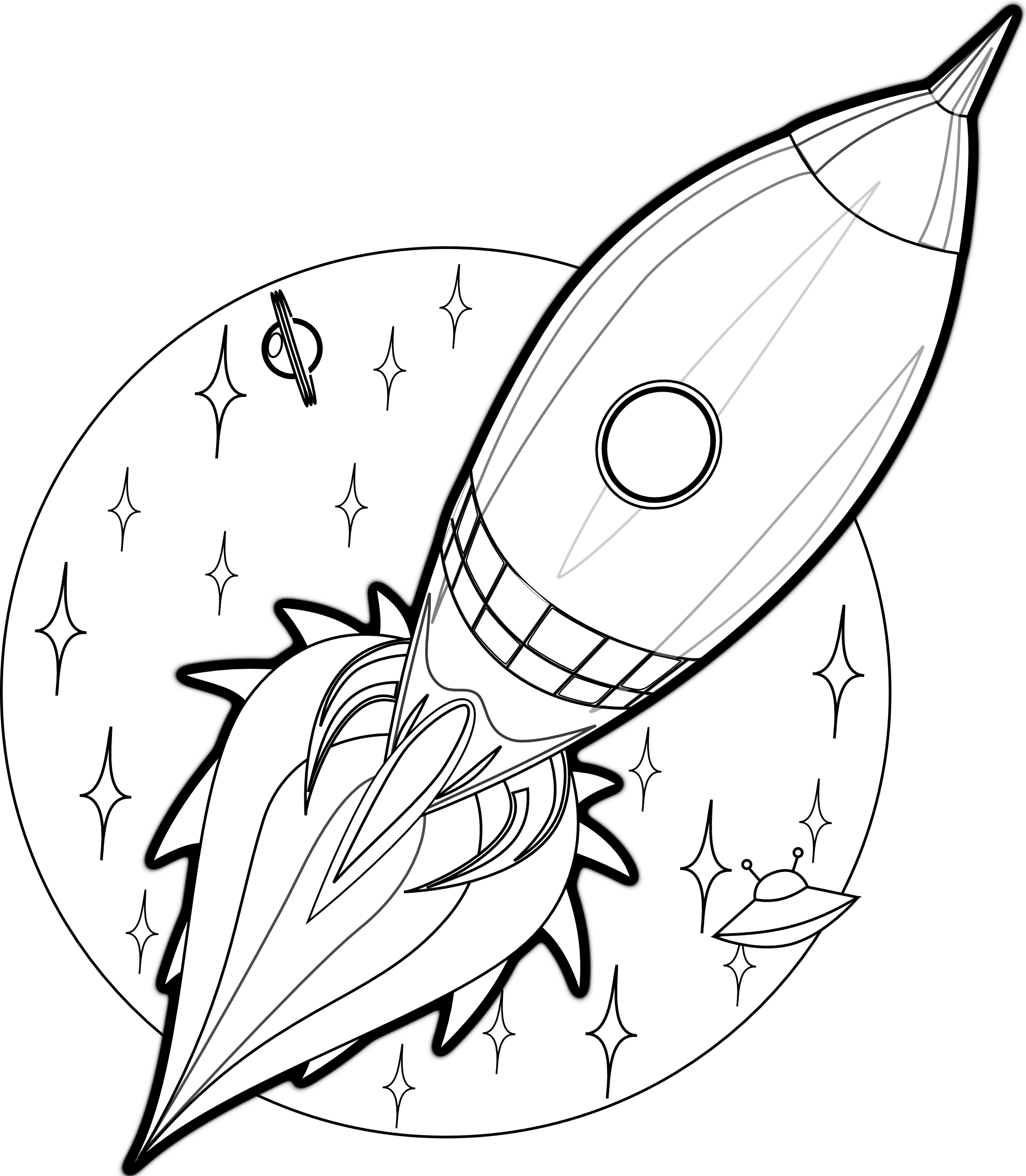 Space anime clipart
