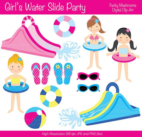 Free water slide clipart