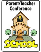 Parent teacher student conference clipart