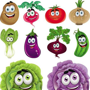 funny vegetables clipart - Clip Art Library