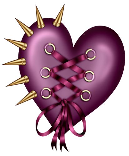 emo heart clipart hearts cliparts library gothic