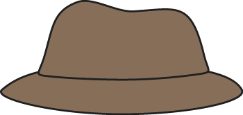 Brown Hat Clip Art