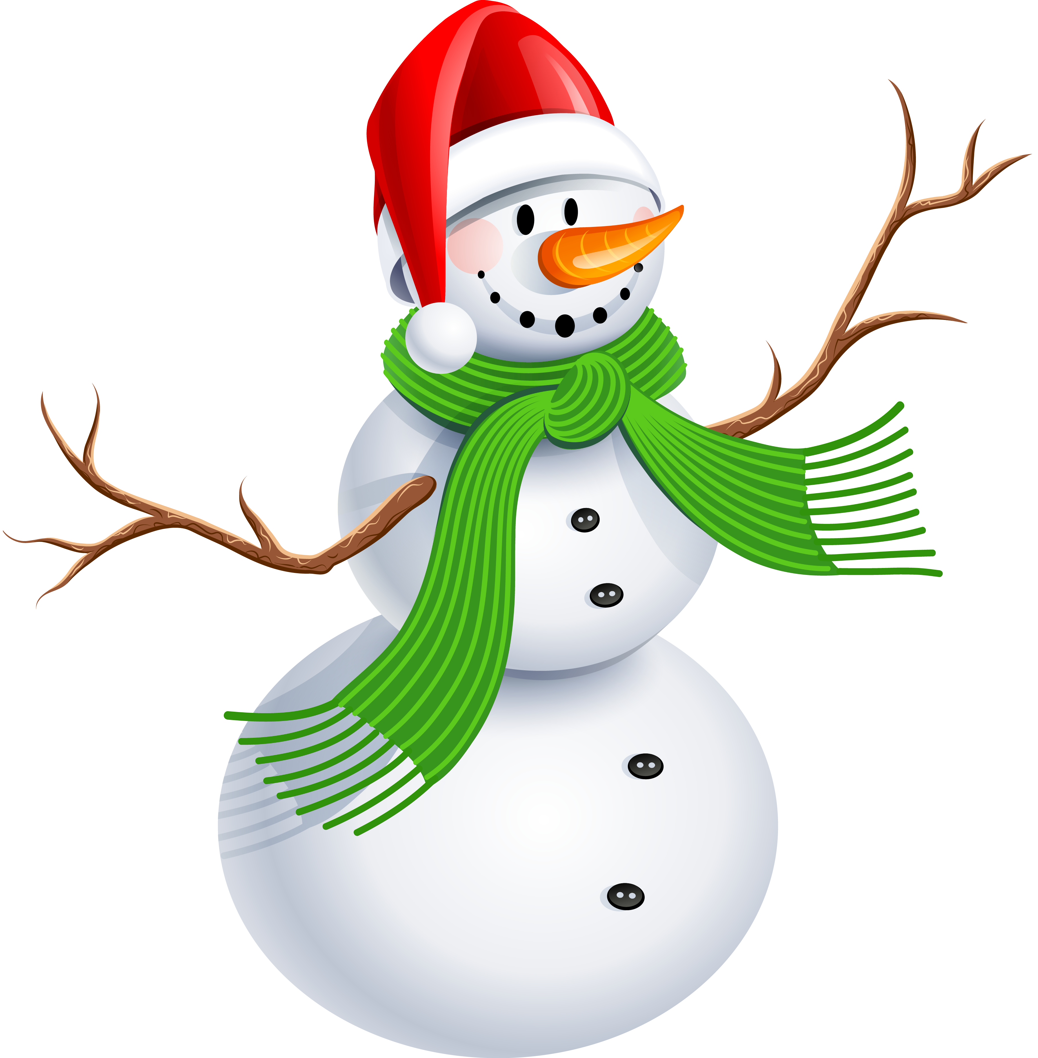 Snowman Transparent Clipart 