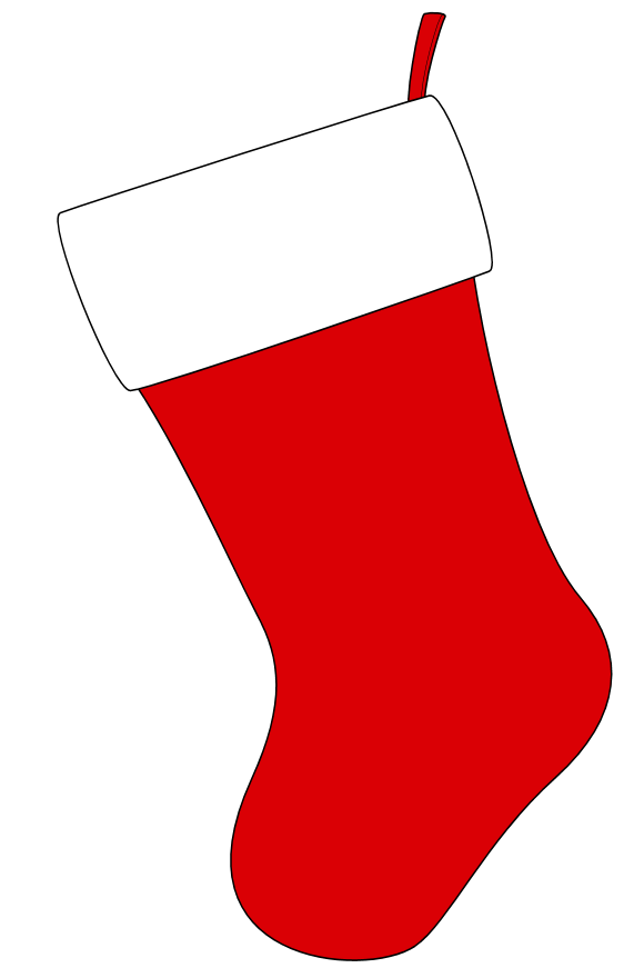 Holiday Sock Clipart