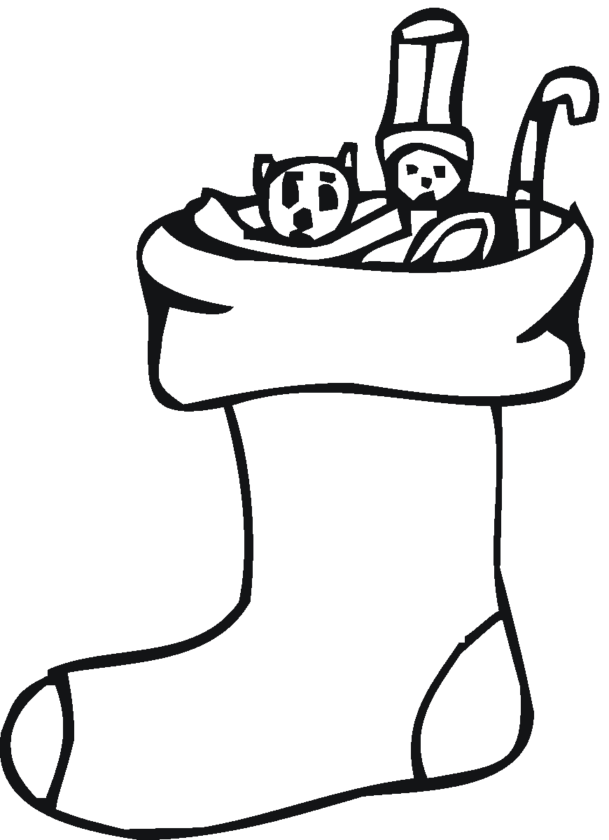 Collection of Socks Clip Art Black And White (22) .