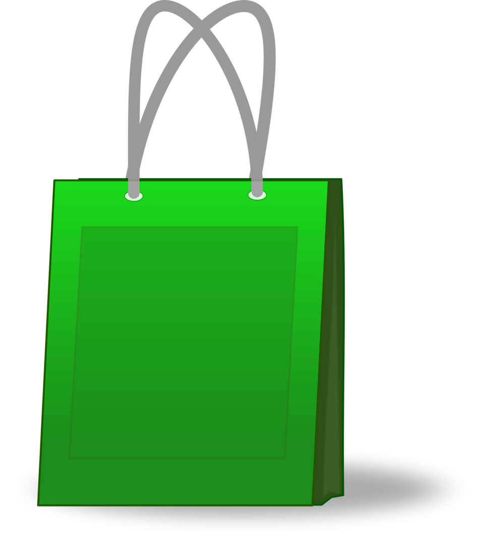 Shopping bag clipart transparent background