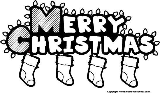 Free Black And White Merry Christmas, Download Free Black And White