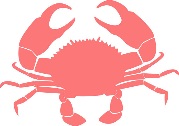 Crab clipart black and white free clipart image 2
