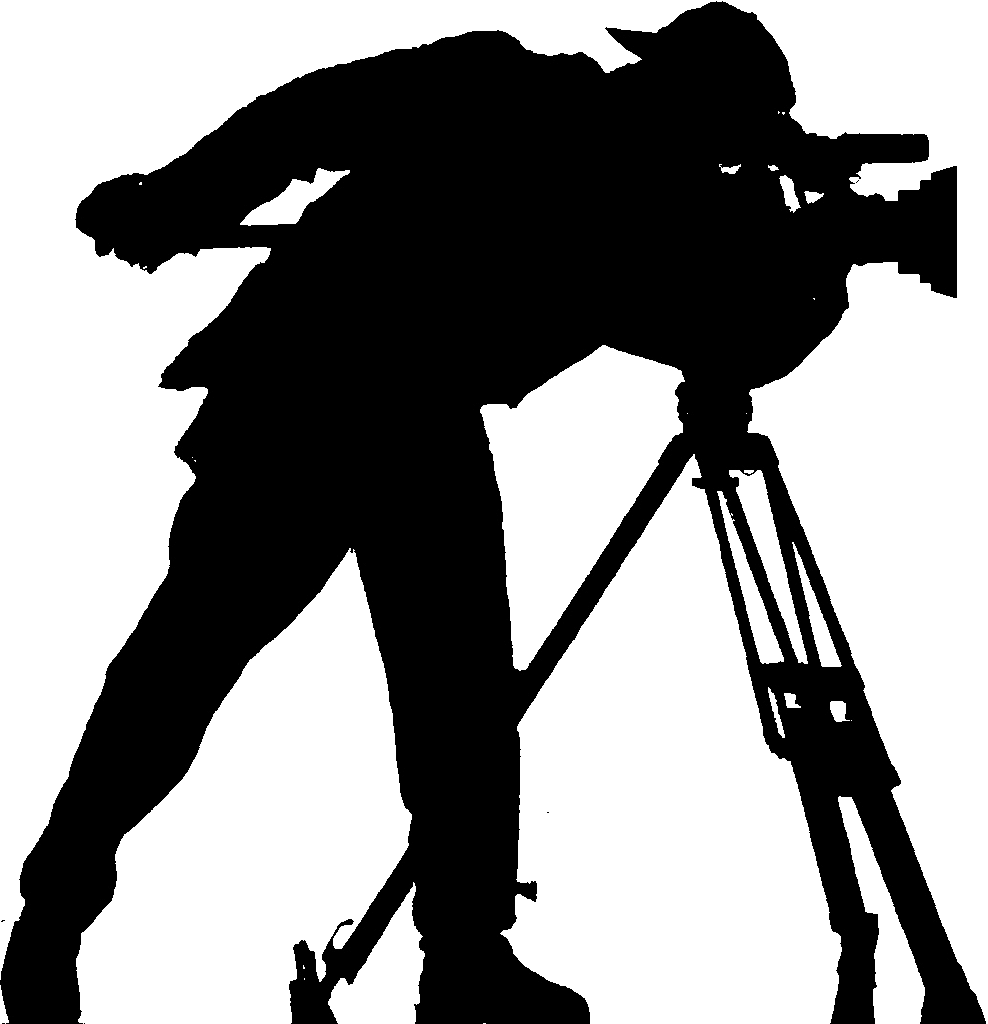 Video camera logo clipart