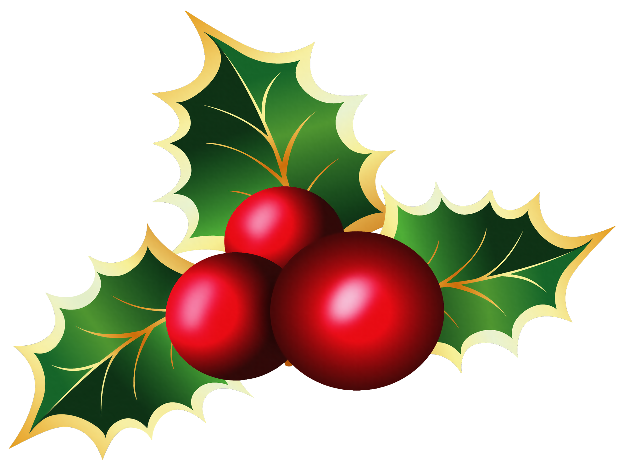 Free Christmas Holly Transparent Background, Download Free Christmas