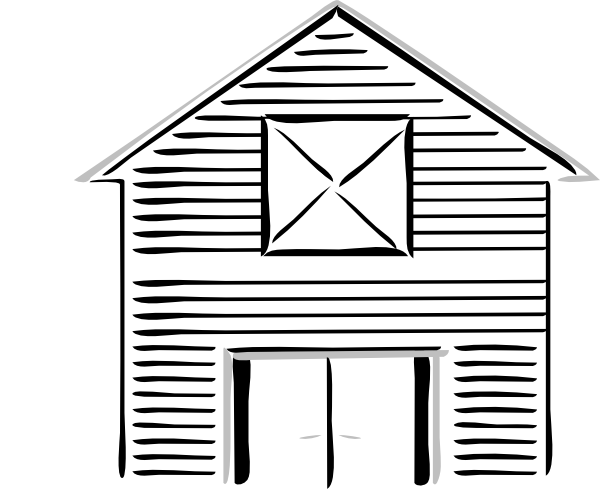 Barn Outline Clipart