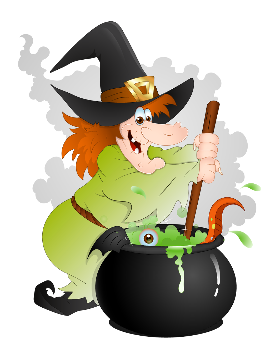 Witches cauldron clipart free