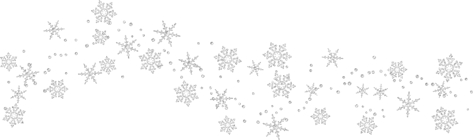 Large white snowflake clipart transparent background