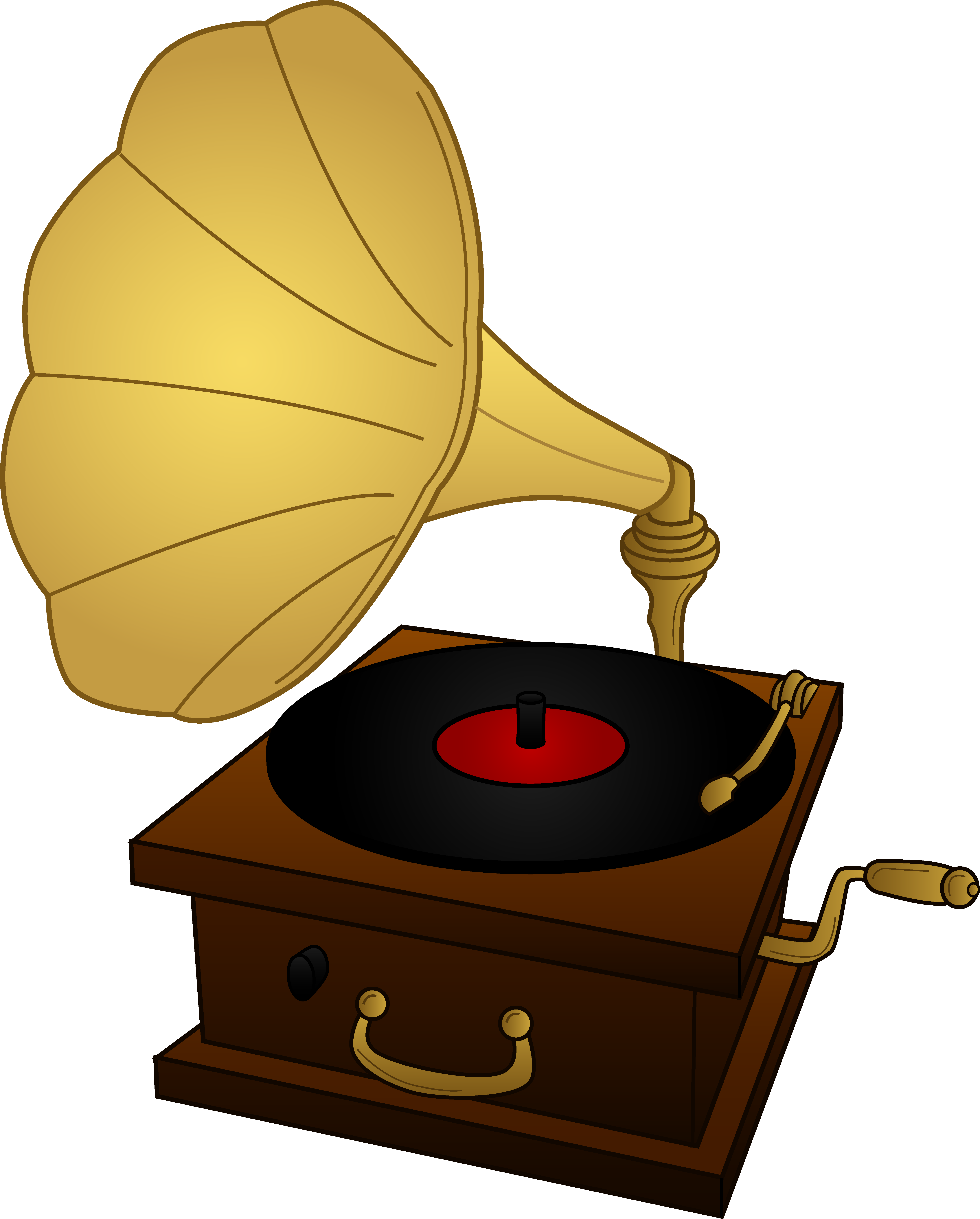 Old music player clipart