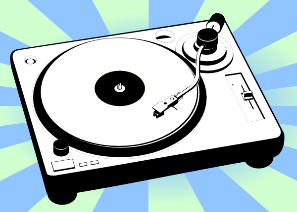 Turntable Music Player Clip Art at Clker