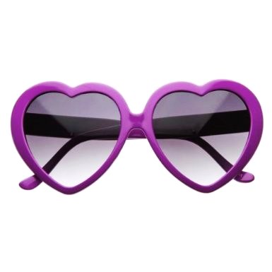 large heart shaped sunglasses