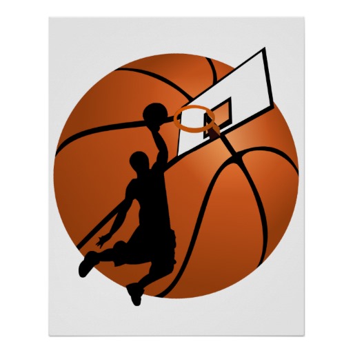 Slam Dunk Clipart Silhouette Of