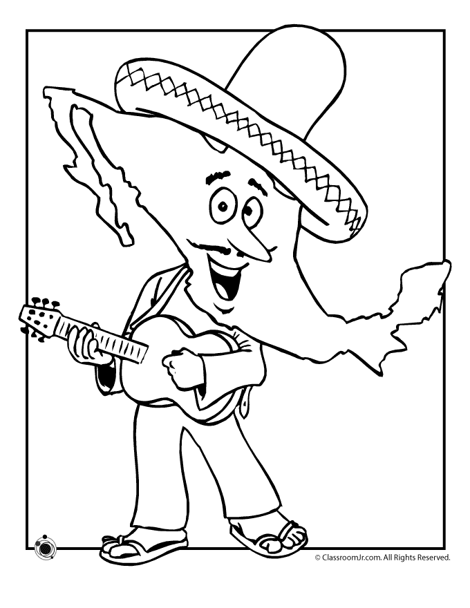 Texas Independence Day Coloring Page